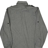 Hexagon Product Southpole Striped Shirt - Large Grey Cotton