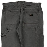 Dickies Carpenter Trousers - 33W 31L Grey Cotton