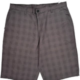 Dickies Checked Chino Shorts - 36W 12L Gray Cotton Blend