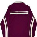 Nike Striped Track Jacket - XL White Polyester