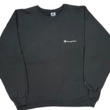 Champion Sweatshirt - XL Black Cotton Blend