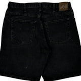 Lee Denim Shorts - 36W 10L Black Cotton