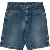 Wrangler Denim Shorts - 32W 9L Blue Cotton