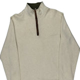Tommy Hilfiger 1/4 Zip - Medium Cream Cotton