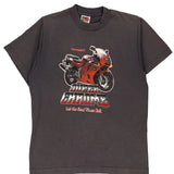 Age 13-15 Fruit Of The Loom Single Stitch T-Shirt - Large Grey Cotton Blend