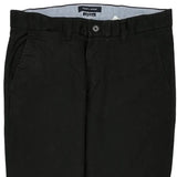 Tommy Hilfiger Chinos - 34W 32L Black Cotton
