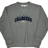 San Diego Chargers Nfl Sweatshirt - 2XL Gray Cotton Blend