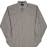 Tommy Hilfiger Striped Shirt - Large Multicoloured Cotton
