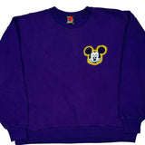 Mickey Unlimited Sweatshirt - Large Purple Cotton