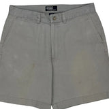 Polo By Ralph Lauren Chino Shorts - 34W 8L Grey Cotton