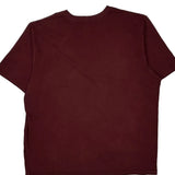 Vintage Carhartt T-Shirt - XL Burgundy Cotton