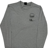 Sturgis Bike Week 2022 Harley Davidson Graphic Long Sleeve T-Shirt - Large Grey Cotton