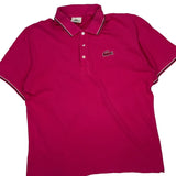Lacoste Polo Shirt - XL Pink Cotton