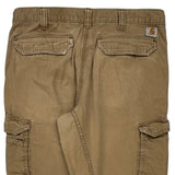 Carhartt Cargo Trousers - 34W 34L Khaki Cotton