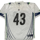 Seattle Seahawks Reebok Nfl Football Jersey - 2XL White Polyester