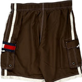 Tommy Hilfiger Cargo Swim Shorts - Medium Brown Polyester