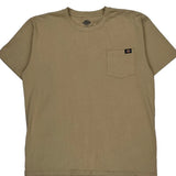Dickies T-Shirt - XL Beige Cotton