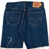 501Xx Levis Denim Shorts - 33W 9L Blue Cotton