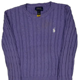 Age 7 Polo By Ralph Lauren Jumper - Small Purple Cotton