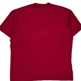 Blank Fruit Of The Loom Single Stitch T-Shirt - XL Red Cotton Blend