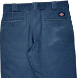 Dickies Shorts - 34W 10L Blue Cotton Blend
