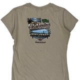 Clare'S Harley Davidson Port Dover Canada Harley Davidson Graphic T-Shirt - Large Beige Cotton