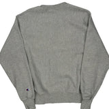 Champion Spellout Sweatshirt - Medium Red Cotton Blend