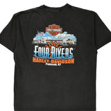 Four Rivers Harley-Davidson Paducah, Ky Harley Davidson Graphic T-Shirt - XL Black Cotton