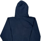 Vintage Champion Hoodie - Large Navy Cotton