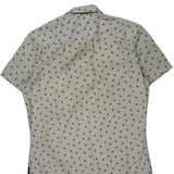 Armani Exchange Slim Short Sleeve Shirt - Medium White Cotton