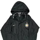 Inter Milan Nike Graphic Windbreaker - Medium Black Polyester