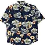 Crossings Floral Hawaiian Shirt - Small Multicoloured Cotton