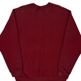 Unbranded Sweatshirt - XL Burgundy Cotton Blend
