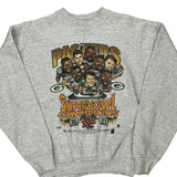 Vintage Made In USA Green Bay Packers Fruit Of The Loom Nfl Sweatshirt - Large Grey Cotton Blend
