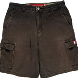 Quiksilver Cargo Shorts - 33W 10L Brown Cotton