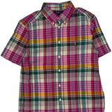 Age 10-12 Polo By Ralph Lauren Checked Short Sleeve Shirt - Medium Multicoloured Cotton
