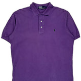 Polo By Ralph Lauren Polo Shirt - Large Purple Cotton