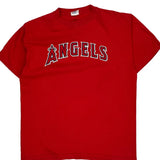 Vintage Angels Majestic Mlb T-Shirt - XL Red Cotton