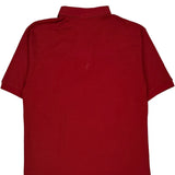 Lacoste Polo Shirt - Medium Red Cotton