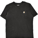 Loose Fit Carhartt T-Shirt - XL Black Cotton