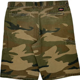 Dickies Camo Cargo Shorts - 34W 10L Khaki Cotton