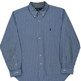 Ralph Lauren Striped Shirt - XL Blue Cotton