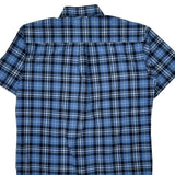 Tommy Hilfiger Checked Short Sleeve Shirt - XL Blue Cotton