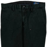Polo By Ralph Lauren Slim Fit Trousers - 32W 30L Black Cotton