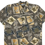 Canyon River Blues Hawaiian Shirt - XL Multicoloured Cotton