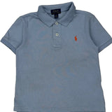 Age 6 Polo By Ralph Lauren Polo Shirt - Small Blue Cotton