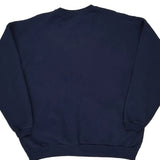 90S Blank Hanes Sweatshirt - XL Navy Cotton Blend
