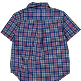 Age 3 Ralph Lauren Checked Short Sleeve Shirt - 3XS Multicoloured Cotton