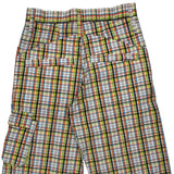 Rocawear Checked Cargo Shorts - 32W 11L Multicoloured Cotton