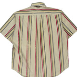 Vintage Tommy Hilfiger Striped Short Sleeve Shirt - Large Multicoloured Cotton